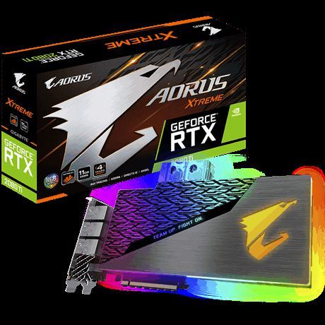 GIGABYTE GV-N208TAORUSXWB11 VGA RTX2080TI  11GB 352b GDDR6 HDMI DP