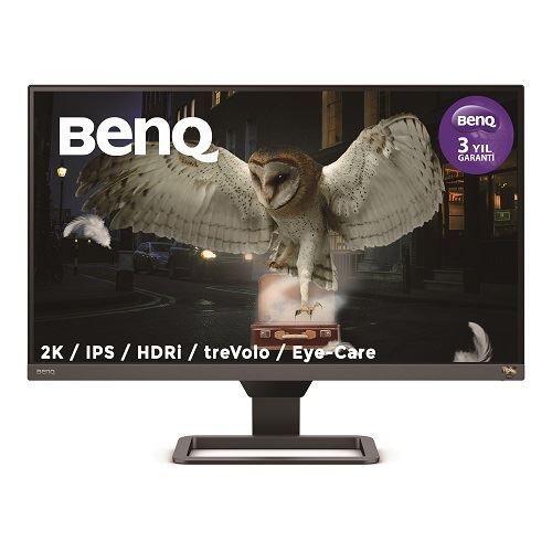 BENQ EW2780Q 27  IPS QHD 2K 2xHDMI+DP 8 bit %99sRBG TreVolo Spe. 2x5W HDRi Eğlence