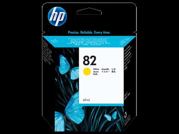 HP No 82 Sarı Plotter Kartuşu 69 Ml