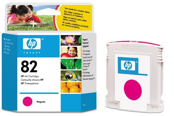 HP No 82 Kırmızı Plotter Kartuşu 69Ml