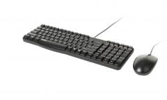 RAPOO 19205 NX1820 Model,USB Türkçe Klavye ile Optik Mouse Kablolu Set,Siyah