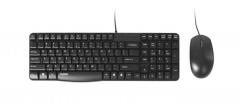 RAPOO 19205 NX1820 Model,USB Türkçe Klavye ile Optik Mouse Kablolu Set,Siyah