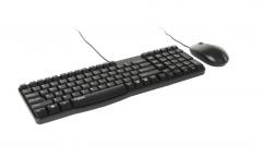 RAPOO 19205 NX1820 Model,USB Türkçe Klavye ile Optik Mouse Kablolu Set,Siyah