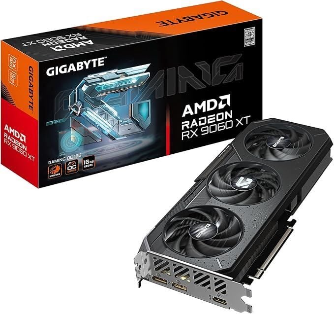 GIGABYTE GVR9060XTGAMOC16GD VGA 9060XT GAMING OC 16GB 128B GDDR6 DP-HDMI EKRAN KARTI   (GIGABYTE TÜRKİYE GARANTİLİ)