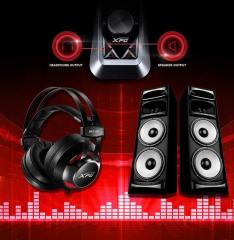 XPG Emix H30 Solox F30 Amplifier Kulak Üstü Gaming Kulaklık SOLOXF30-EMIXH30