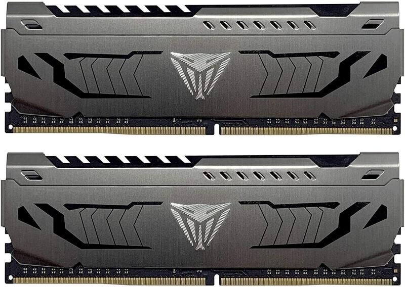 PATRIOT PVS432G320C6K 32GB 16GBx2 3200MHz DDR4 DUAL VIPER STEEL BLACK Gaming Masaüstü Ram