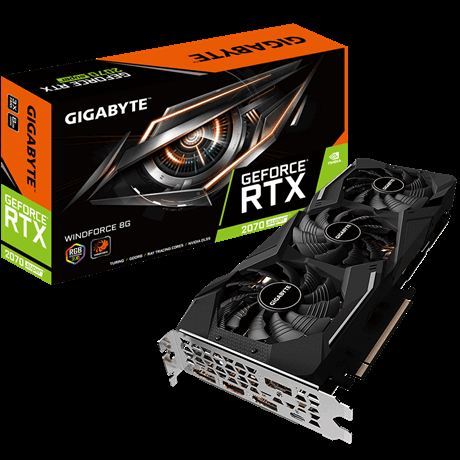 GIGABYTE GV-N207SWF3-8GC Nvidia GeForce RTX2070 Super 8GB 256B GDDR6 PCI-E 3.0 Ekran Kartı