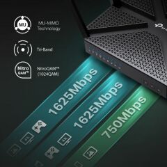 TP-LINK ARCHER-C4000 AC4000 MU-MIMO Tri-Band Wi-Fi Router