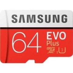 SAMSUNG MB-MC64HA-TR 64GB Evo Plus 100MB/s Class 10 UHS-I Micro SD Kart