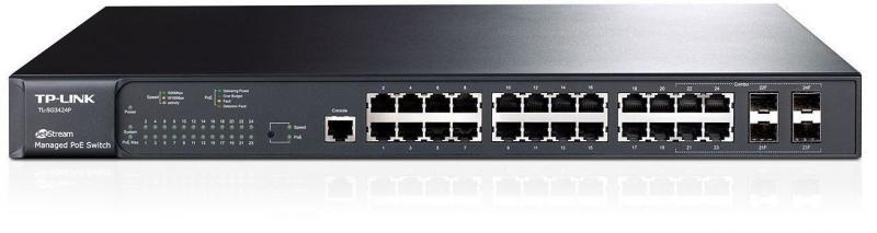 TP-LINK TL-SG3424P 10/100/1000Mbps 24xPort L2 Yönetilebilir PoE Switch