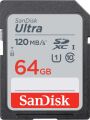 SANDISK SDSDUN4-064G-GN6IN FLA 64GB Ultra 120MB/s SDXC Hafıza Kartı
