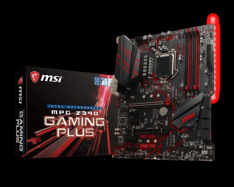 MSI Intel Z390 1151 DDR4 4400MHz HDMI,DVI Gaming Anakart MSIZ390GAMINGPLUS