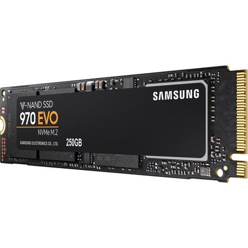 SAMSUNG 250GB 970 Evo PCIE 3400/1500 Flash SSD