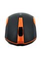 A4 TECH G3-200N-TURUNCU Kablosuz Optik V-Track 1000DPI SiyahTuruncu Mouse