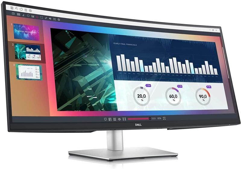 DELL P3421WM 34 Curved USB-C Monitor 86.5cm 3440X1440 8ms DP HDMI