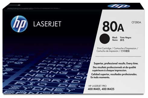HP No 80A Siyah 2700 Sayfa Lazer Toner CF280A