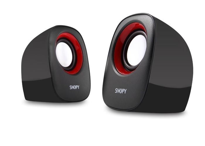 SNOPY 6W RMS 1+1 USB Siyah Hoparlör SN-120