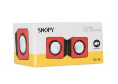 SNOPY SN-66-K USB2.0 1+1 Kırmızı Hoparlör