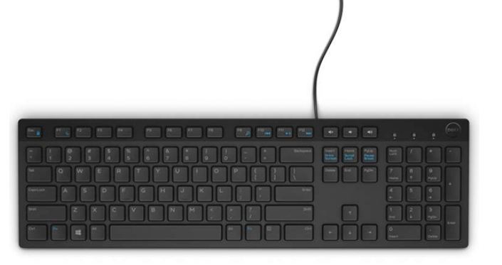 DELL 580-ADHQ Multimedia Keyboard KB216 Turkish QWERTY Black