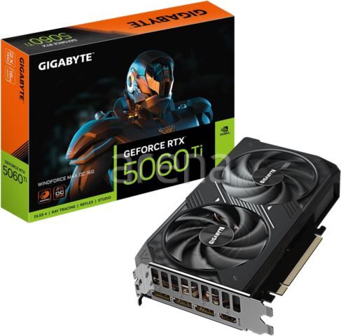 GIGABYTE GVN506TWF2MAXOC16G VGA RTX5060Ti WINDFORCE MAX OC 16GB 128B GDDR7 DP-HDMI EKRAN KARTI