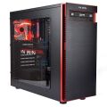 INWIN Powersız Pencereli ATX Alüminyum Siyah,Kırmızı Kasa 703