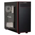 INWIN Powersız Pencereli ATX Alüminyum Siyah,Kırmızı Kasa 703