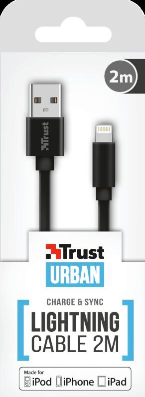 TRUST USB, Apple, Data ve Şarj Kablosu 22167