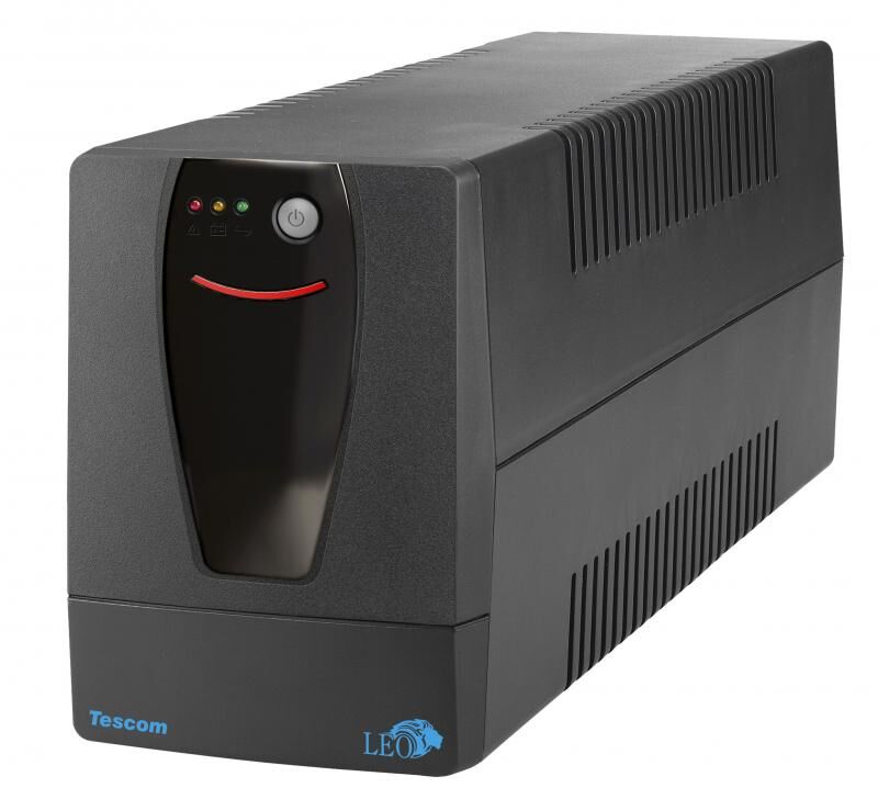 TESCOM Line-Intractive Leo-2000VA 4-10 Dk 2x9AH Akülü UPS