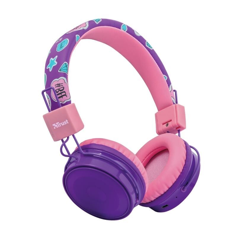 TRUST 23608 COMI BT KIDS HEADPHONES PURPLE