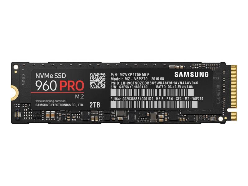 SAMSUNG 2TB 960 Pro PCIE 3500/2100 Flash SSD