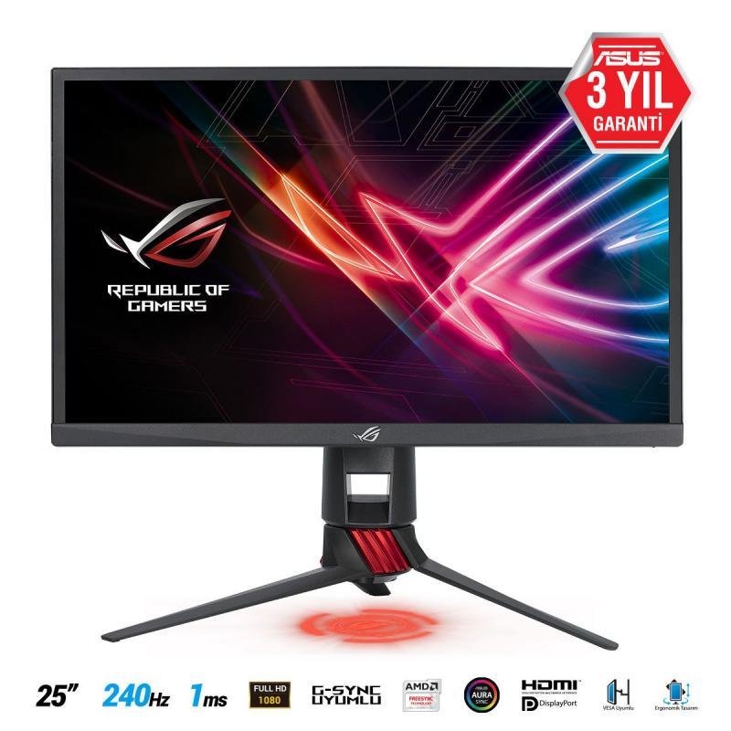 ASUS 24.5'' 1920x1080 1ms 240HzAura RGB G-SYNC Gaming LED Monitör XG258Q