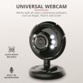 TRUST 16428 SpotLight Pro,LED Işıklı,640x480,Dahili Mikrofonlu USB Webcam