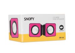 SNOPY SN-66-P USB2.0 1+1 Pembe Hoparlör