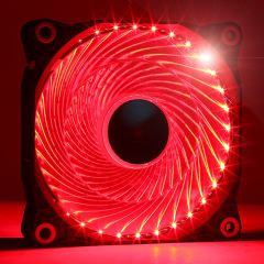 DARK DKCCFB122R 12cm Ultra Bright 33x Kırmızı LED Kasa Fanı