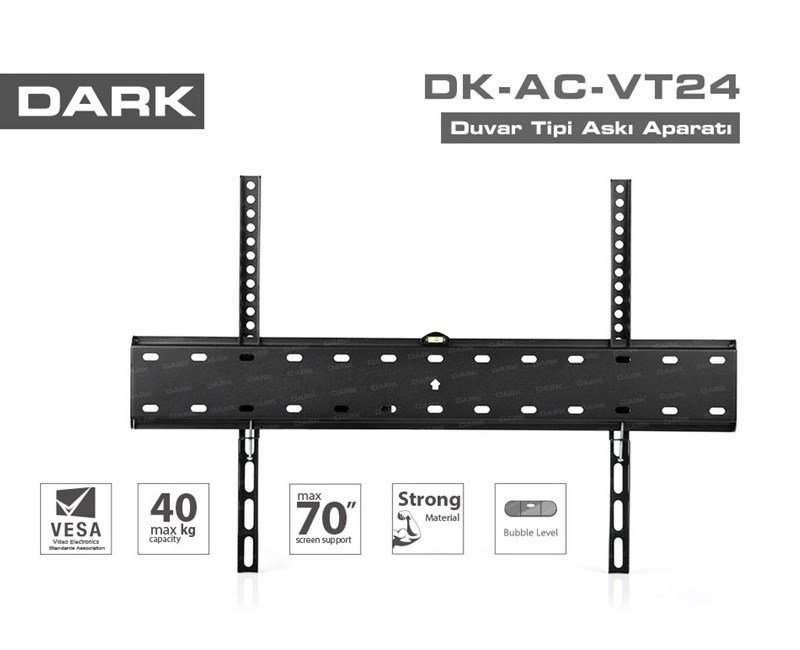 Dark DK-AC-VT24 37''-70'' Duvar Tipi TV Askı Aparatı