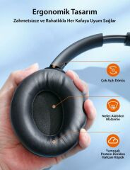 TAOTRONICS TT-BH1121 Kulaküstü Bluetooth Kulaklık Siyah