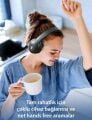 TAOTRONICS TT-BH1121 40 mm Sürücülü Kafaüstü Bluetooth Kulaklık 20 Saat Müzik BT 5.3 Siyah