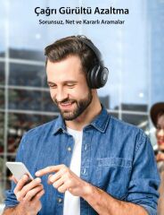 TAOTRONICS TT-BH1121 Kulaküstü Bluetooth Kulaklık Siyah