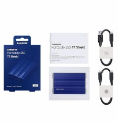Samsung T7 1TB Usb 3.2 Gen2 Mavi Shield