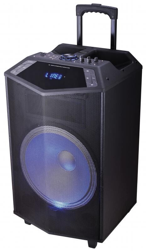 MEDIACOM 150W Bluetooth,Kablosuz Mikrofonlu,Taşınabilir Ses Sistemi,MusicBox X90