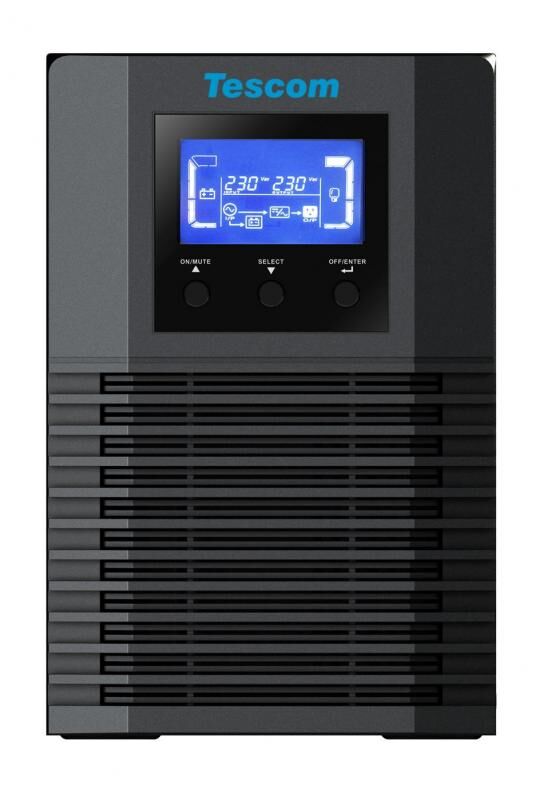TESCOM Online Teos-1KVA 5-12 Dk 2x9AH Akülü UPS