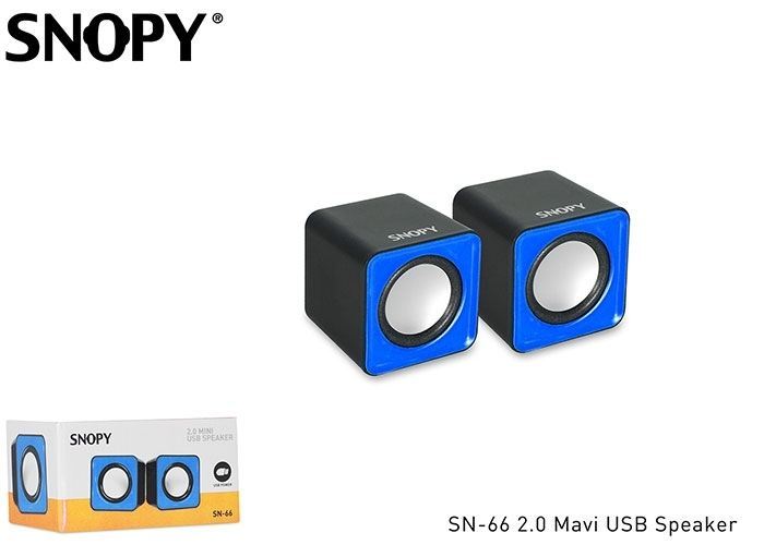 SNOPY USB2.0 1+1 Mavi Hoparlör SN-66-M