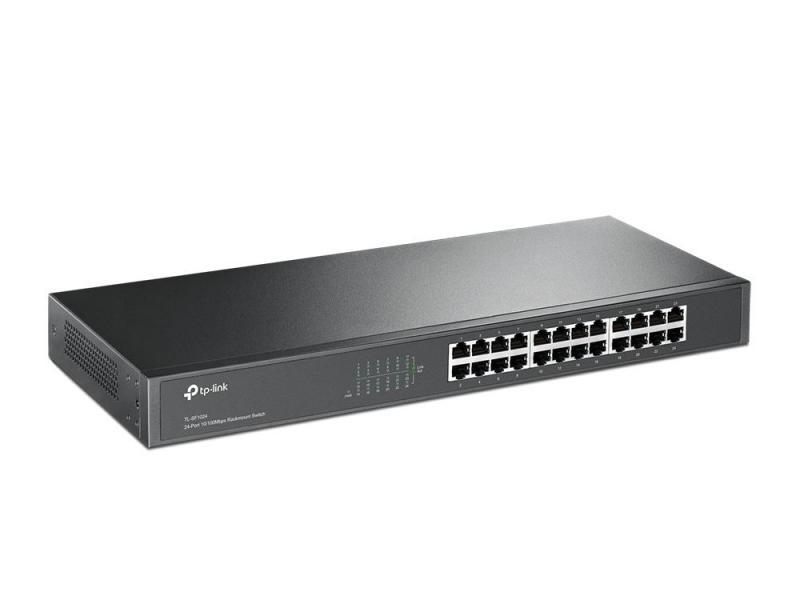 TP-LINK TL-SF1024 10/100Mbps 24xPort 19'' %40 Güç Tasarruflu Raf Tipi Switch