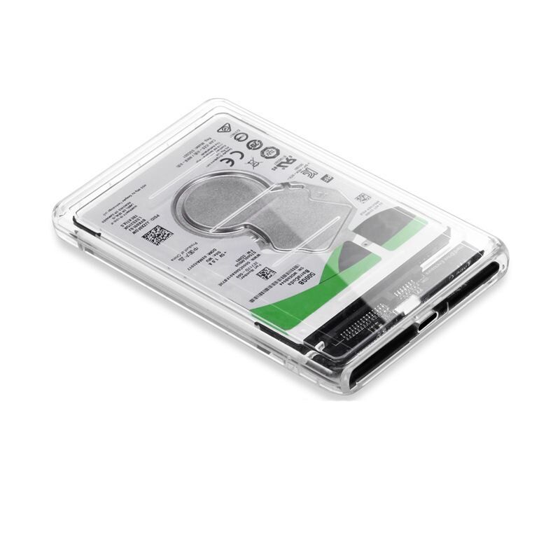 CODEGEN Codmax 2,5'' Type-C USB 3.1 Sata 3 Şeffaf HDD Disk Kutusu CDG-HDC-30TC