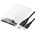 CODEGEN Codmax 2,5'' Type-C USB 3.1 Sata 3 Şeffaf HDD Disk Kutusu CDG-HDC-30TC