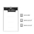 CODEGEN Codmax 2,5'' Type-C USB 3.1 Sata 3 Şeffaf HDD Disk Kutusu CDG-HDC-30TC