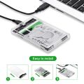 CODEGEN Codmax 2,5'' Type-C USB 3.1 Sata 3 Şeffaf HDD Disk Kutusu CDG-HDC-30TC