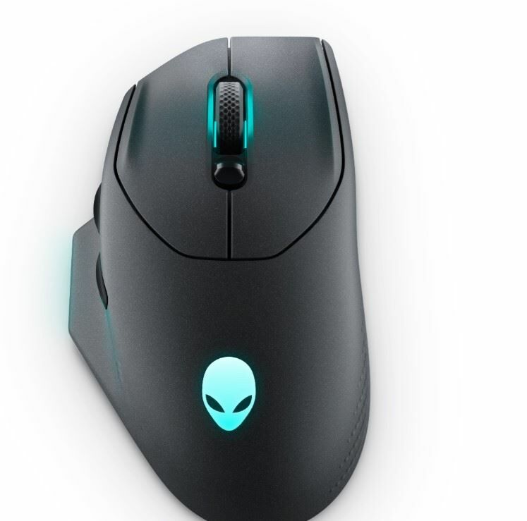 DELL 545-BBFB Alienware Wireless Gaming Mouse - AW620M Dark Side of the Moon