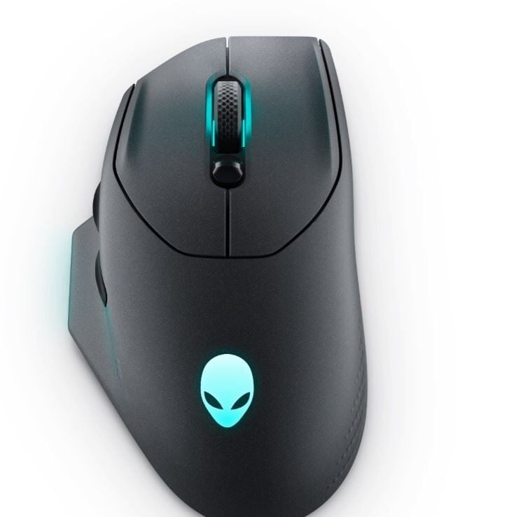 DELL 545-BBFB Alienware Wireless Gaming Mouse - AW620M Dark Side of the Moon