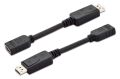 ASSMANN DisplayPort (DP) - HDMI Adaptör Kablosu, DP Erkek - HDMI Tip A Dişi, 0.1 AK-340400-001-S